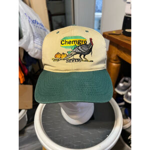 Vintage Chemgro Seed Turkey SnapBack Hat